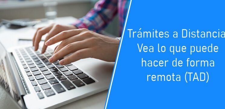 Trámites a Distancia: Vea lo que puede hacer de forma remota (TAD)