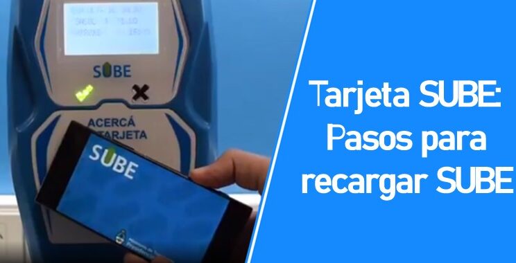 Tarjeta SUBE: Pasos para recargar SUBE