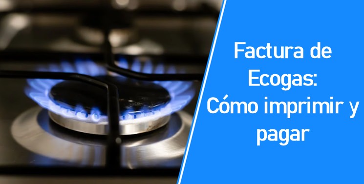 Factura de Ecogas: Cómo imprimir y pagar de manera sencilla